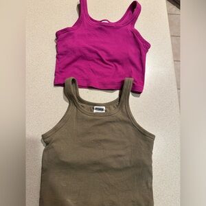 PINK Tops with inside support like new